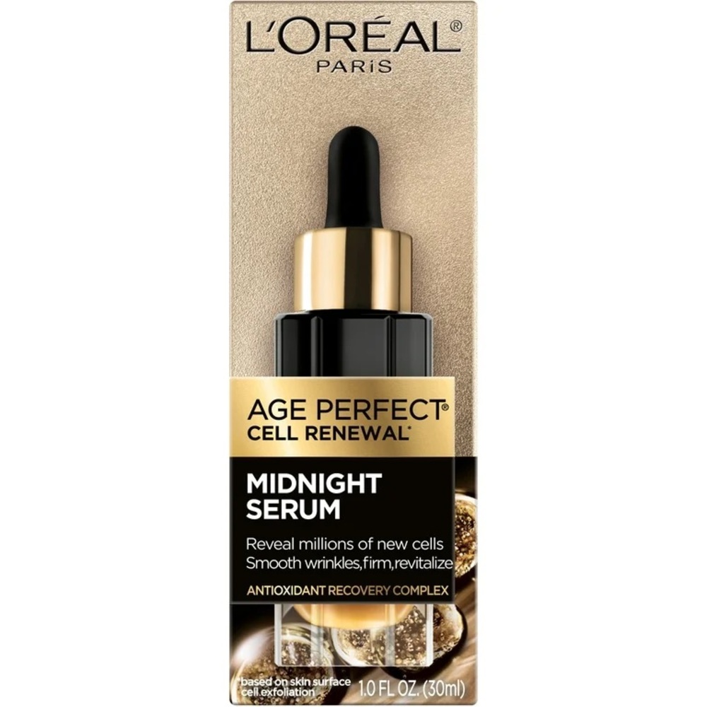 L'Oreal Age Perfect Midnight Serum - Black and Gold